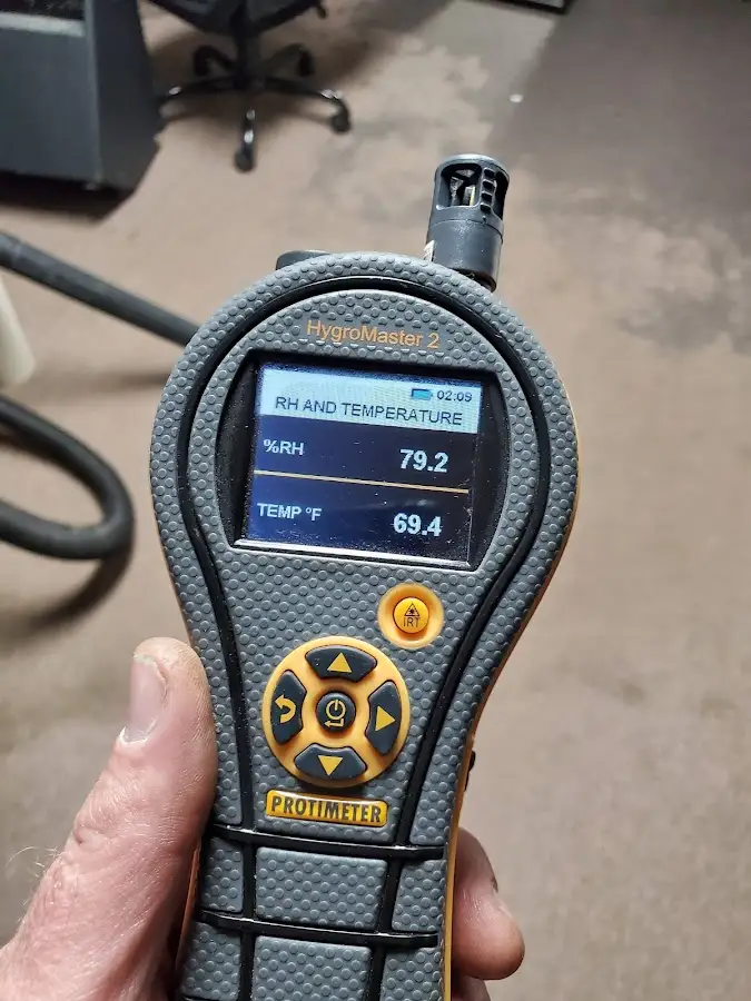 Moisture meter humidity assessment for Fire & Smoke Damage Restoration in Lindenhurst